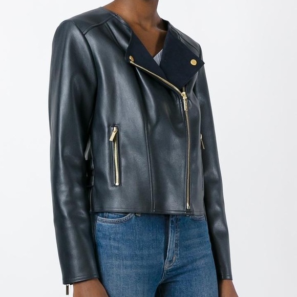 Michael Kors Jackets & Coats Michael Kors Faux Leather Moto Biker